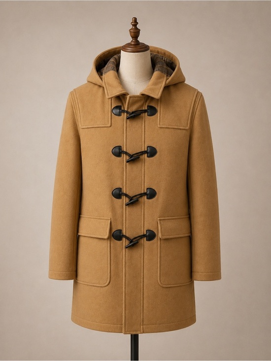 Brooks Brothers Other - Brooks Brothers Camel Wool Duffle Coat M Hooded Toggle Winter Jacket NWOT
